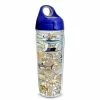 Tervis® 24oz Double-Walled Insulated Tumbler With Water Bottle Lid | Guy Harvey® Charts -Dinnerware Sales bottl