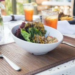 Fortessa Camp Melamine 6.5" Tilt Bowl | White -Dinnerware Sales camp apollo veranda 13