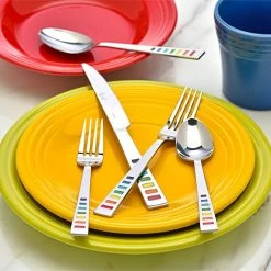 Fiesta® 20-Piece Flatware Set | Celebration -Dinnerware Sales celebration flatware