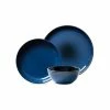 Corelle Stoneware 3-Piece Bistro Set | Navy 2 Corelle Stoneware 3-Piece Bistro Set | Navy -Dinnerware Sales co 1143302 navy 3pc bistro set atf square notext tile1