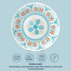 Corelle Appetizer Plates (Set Of 6) | Terracotta Dream -Dinnerware Sales co 1144933 terracotta dreams 6pk appetizer plate atf square tile4