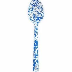 Crow Canyon Home Crow Canyon Enameled Serving Spoon Blue Marble