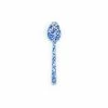 Crow Canyon Home Crow Canyon Enameled Slotted Spoon Blue Marble -Dinnerware Sales d53dbm