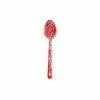 Crow Canyon Home Crow Canyon Enameled Slotted Spoon Red Marble
