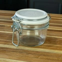Bormioli Rocco 4.25oz Swing Top Fido Jar | White Top