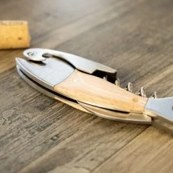 Kikkerland Corkscrew Bottle Opener | Fish -Dinnerware Sales dscf0328