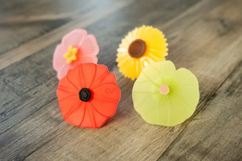 Charles Viancin Floral Bottle Stopper 5 Charles Viancin Floral Bottle Stopper - Image 3