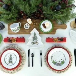 Fiesta® Christmas Whimsy Dinnerware & Serveware Collection -Dinnerware Sales dsf1032edit tabletop top