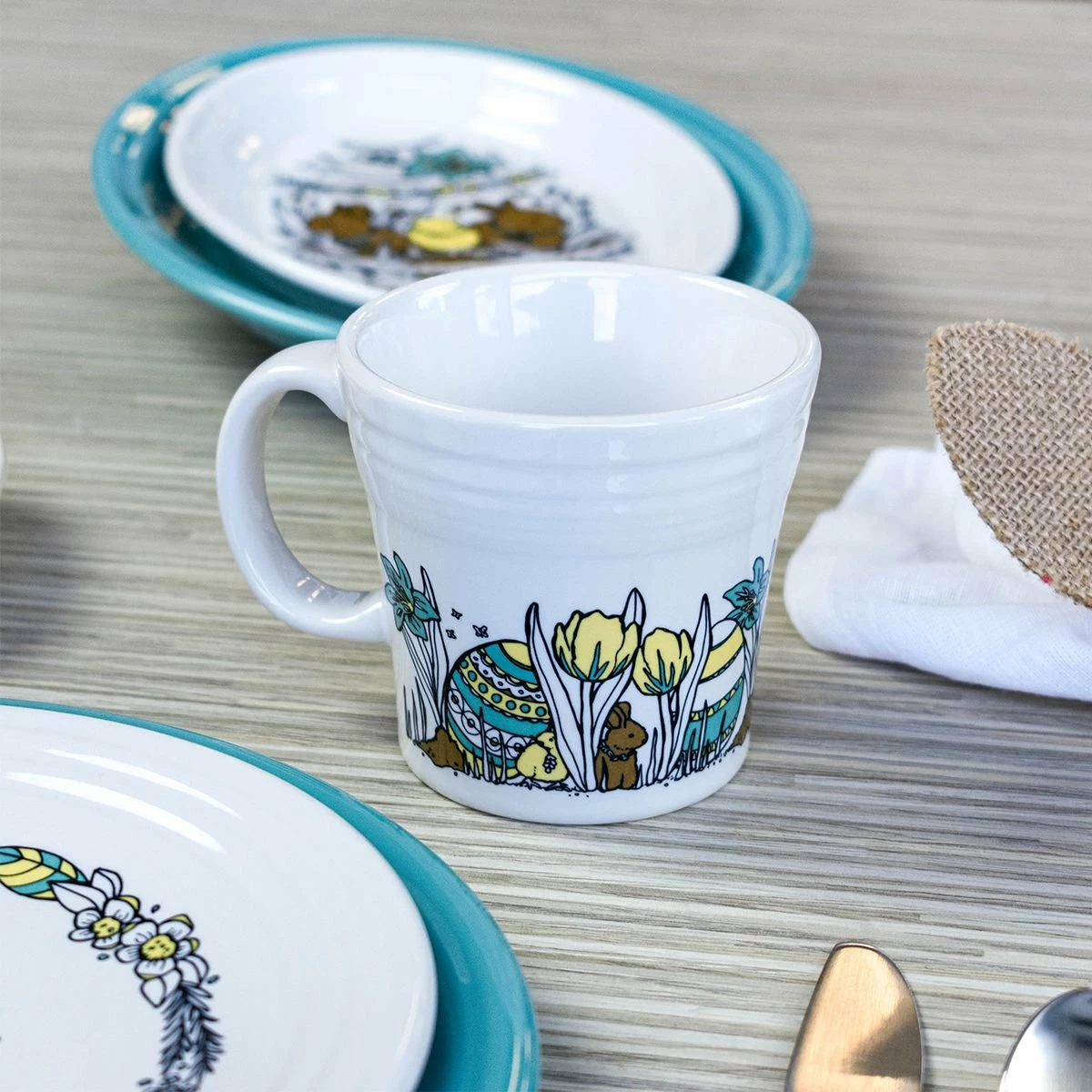 Fiesta® 15oz Tapered Mugs Set | Easter Enchantment 7 Fiesta® 15oz Tapered Mugs Set | Easter Enchantment - Image 5