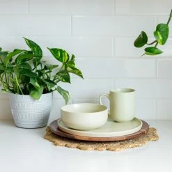 Everything Kitchens Modern Flat 15oz Mugs (Set Of 4) | Beige -Dinnerware Sales ek modern flat lifestyle squares 0026 capture0014 2