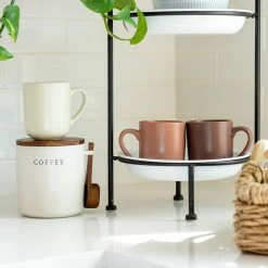 Everything Kitchens Modern Flat 15oz Mugs (Set Of 4) | Beige -Dinnerware Sales ek modern flat lifestyle squares 0039 capture0003 4 1