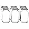 Bormioli Rocco 4L Swing Top Fido Glass Jars | 6-pack -Dinnerware Sales ekb br4lf