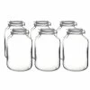 Bormioli Rocco 4.67L Swing Top Fido Glass Jars | 6-pack -Dinnerware Sales ekb br5lf