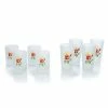 Fiesta® Drinkware Set Of 8 | Floral Bouquet -Dinnerware Sales ekb ffbdw8