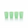 Mosser Glass 4-Piece 6oz Panel Tumbler Set | Jade -Dinnerware Sales ekb mog931tjx4
