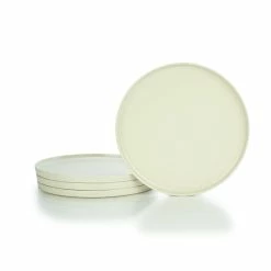 Everything Kitchens Modern Flat 11" Dinner/Charger Plates (Set Of 4) | Beige