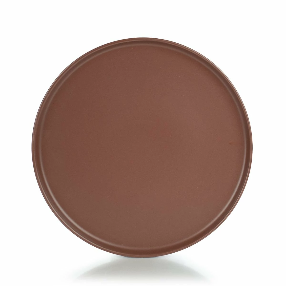 Everything Kitchens Modern Flat 11" Dinner/Charger Plates (Set Of 4) | Brown 4 Everything Kitchens Modern Flat 11" Dinner/Charger Plates (Set Of 4) | Brown - Image 2