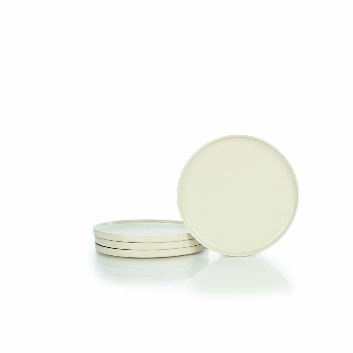 Everything Kitchens Modern Flat 24-Piece Dinnerware Set | Beige, Terracotta, Brown 7 Everything Kitchens Modern Flat 24-Piece Dinnerware Set | Beige, Terracotta, Brown - Image 5