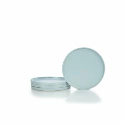 Everything Kitchens Modern Flat 32-Piece Dinnerware Set | Terracotta, Beige, Dusty Blue, Soft Pink -Dinnerware Sales ekx lp bl 6