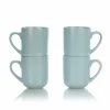 Everything Kitchens Modern Flat 15oz Mugs (Set Of 4) | Dusty Blue 1 Everything Kitchens Modern Flat 15oz Mugs (Set Of 4) | Dusty Blue -Dinnerware Sales ekx mg bl