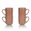 Everything Kitchens Modern Flat 15oz Mugs (Set Of 4) | Terracotta 1 Everything Kitchens Modern Flat 15oz Mugs (Set Of 4) | Terracotta -Dinnerware Sales ekx mg tr