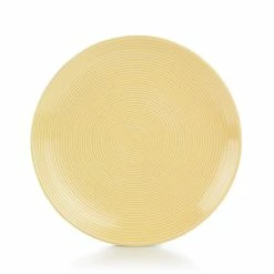 Everything Kitchens Modern Colorful Neutrals - Rippled 10.5" Dinner Plates (Set Of 4) - Glazed | Butter Yellow 10 Everything Kitchens Modern Colorful Neutrals - Rippled 10.5" Dinner Plates (Set Of 4) - Glazed | Butter Yellow -Dinnerware Sales ekx tdp by