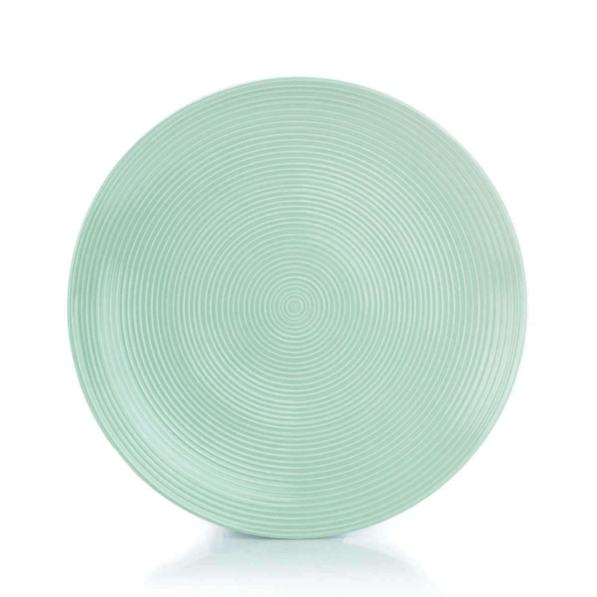 Everything Kitchens Modern Colorful Neutrals - Rippled 16-Piece Dinnerware Set - Glazed | Light Green 6 Everything Kitchens Modern Colorful Neutrals - Rippled 16-Piece Dinnerware Set - Glazed | Light Green - Image 4