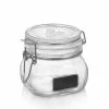 Bormioli Rocco 17oz Swing Top Storage Jar W/Chalkboard Label -Dinnerware Sales fido jar rocco chalkboard 500ml