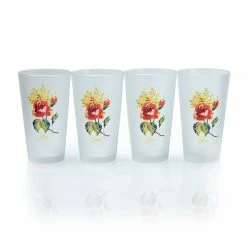 Fiesta® Drinkware Set Of 8 | Floral Bouquet 8 Fiesta® Drinkware Set Of 8 | Floral Bouquet -Dinnerware Sales floralcooler