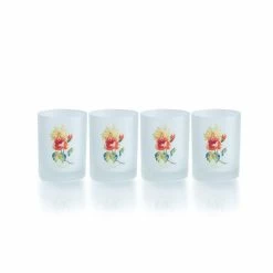 Fiesta® Drinkware Set Of 8 | Floral Bouquet 9 Fiesta® Drinkware Set Of 8 | Floral Bouquet -Dinnerware Sales floraldof