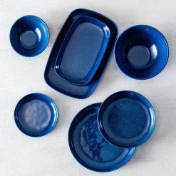 Fortessa Camp Melamine Coupe 7" Round Plate | Blue 11 Fortessa Camp Melamine Coupe 7" Round Plate | Blue -Dinnerware Sales fortessa blue 8.5 ls 2