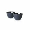 Bredemeijer Xilin Cast Iron Tea Mugs Set Of 2 | Blue
