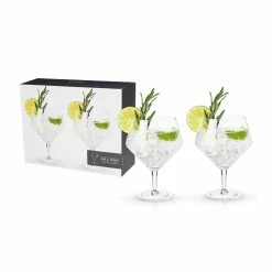 Viski® Angled Crystal Gin & Tonic Glasses 20 Viski® Angled Crystal Gin & Tonic Glasses -Dinnerware Sales gin1