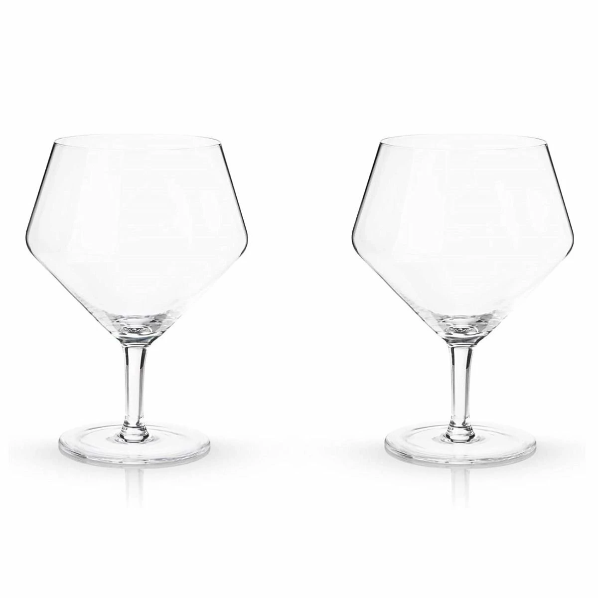 Viski® Angled Crystal Gin & Tonic Glasses 4 Viski® Angled Crystal Gin & Tonic Glasses - Image 2