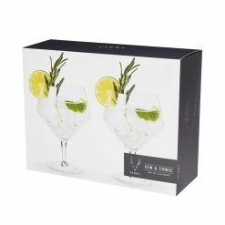Viski® Angled Crystal Gin & Tonic Glasses 19 Viski® Angled Crystal Gin & Tonic Glasses -Dinnerware Sales gin8