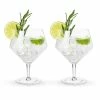 Viski® Angled Crystal Gin & Tonic Glasses -Dinnerware Sales gin 1