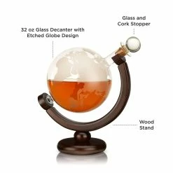 Viski® Globe Liquor Decanter -Dinnerware Sales globe2