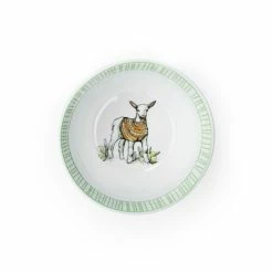 Everything Kitchens Barnyard Baby Animals 28-Piece Dinnerware Set | "Caprine Caper Goats" - Kid -Dinnerware Sales goat4bowl 1