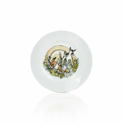 Everything Kitchens Barnyard Baby Animals 28-Piece Dinnerware Set | "Caprine Caper Goats" - Kid -Dinnerware Sales goat7sideplate 1