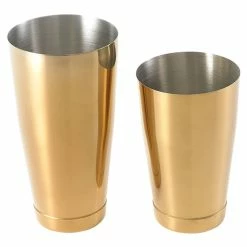 Mercer Barfly Deluxe Set | Gold Plated -Dinnerware Sales gold plated shaker deluxe