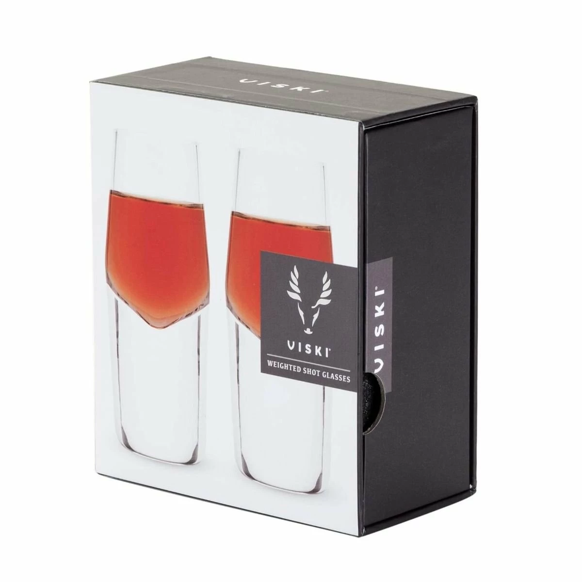 Viski® Crystal Heavyweight Shot Glasses 6 Viski® Crystal Heavyweight Shot Glasses - Image 4