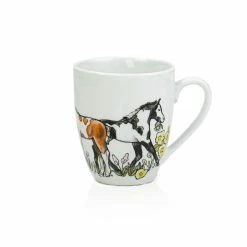 Everything Kitchens Barnyard Baby Animals 12oz Mugs (Set Of 4) | Assorted 16 Everything Kitchens Barnyard Baby Animals 12oz Mugs (Set Of 4) | Assorted -Dinnerware Sales horse mug view 1 1