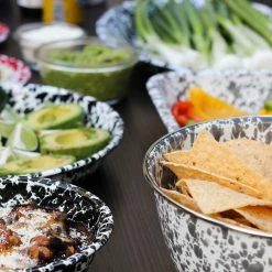 Enameled Splatter Dinnerware & Serveware By Crow Canyon Home