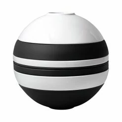 Villeroy & Boch La Boule 7-Piece Dinnerware Set | Black & White
