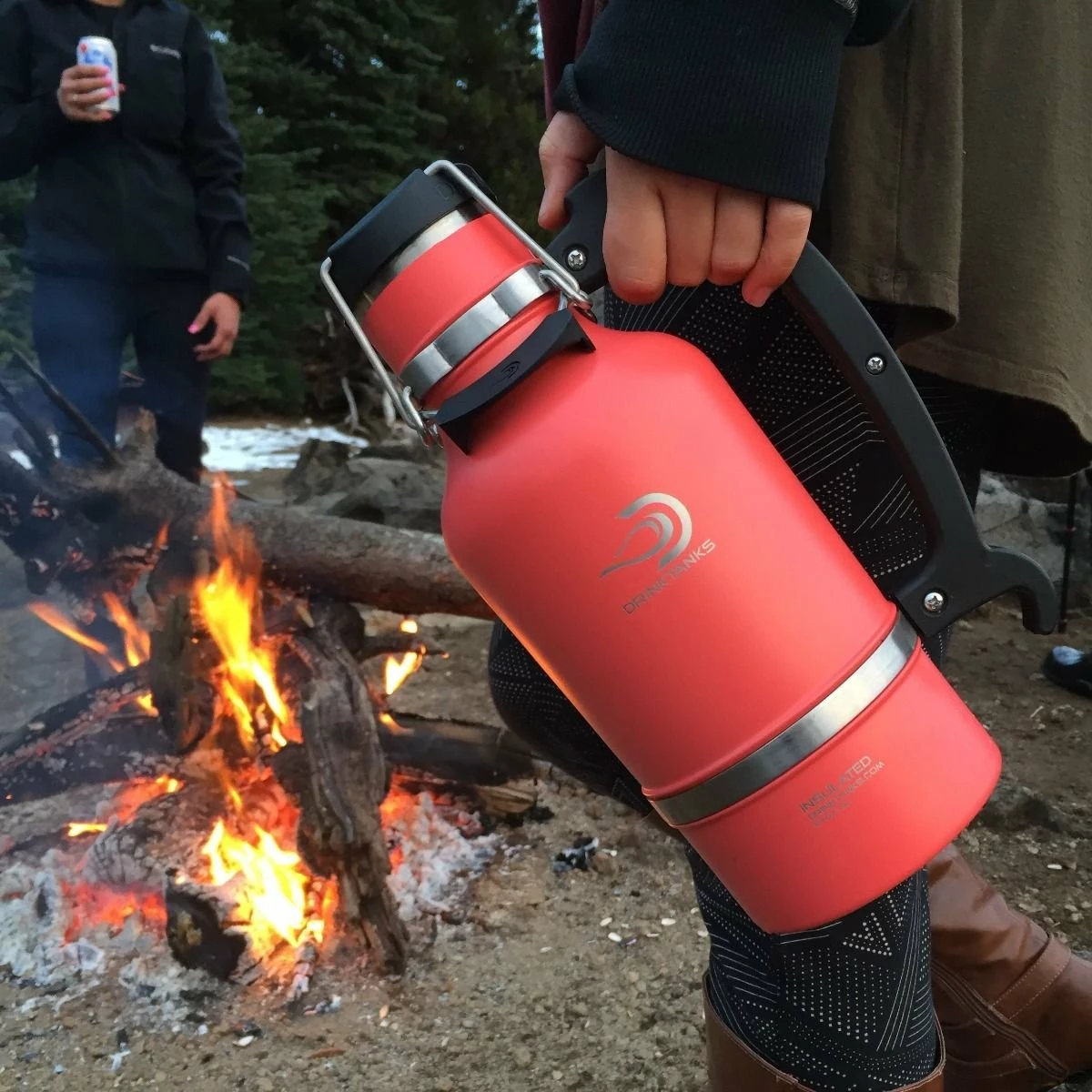 DrinkTanks 128oz Craft Growler | Crimson 5 DrinkTanks 128oz Craft Growler | Crimson - Image 3