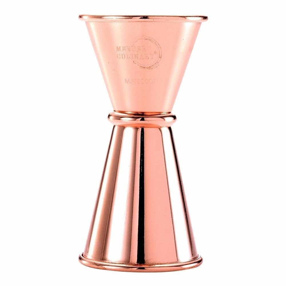 Mercer Barfly 0.5oz X 0.75oz Japanese Style Jigger | Copper Plated 3 Mercer Barfly 0.5oz X 0.75oz Japanese Style Jigger | Copper Plated