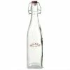 Kilner Swing Top Square Glass Bottle | 18.5oz -Dinnerware Sales kilner clip top 18.5 ounce square bottle 0025.471