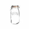 Kilner Swing Top Round Glass Jar | 1.5L -Dinnerware Sales kilner clip top 51 ounce round jar 0025.492