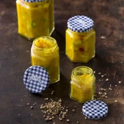 Kilner Twist Top Hexagonal Jar (Blue) | 1.6oz -Dinnerware Sales kilner twisttopjars bottles piccalilli