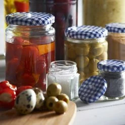 Kilner Twist Top Hexagonal Jar (Blue) | 3.7oz -Dinnerware Sales kilner twisttopjars bottles range 4 1